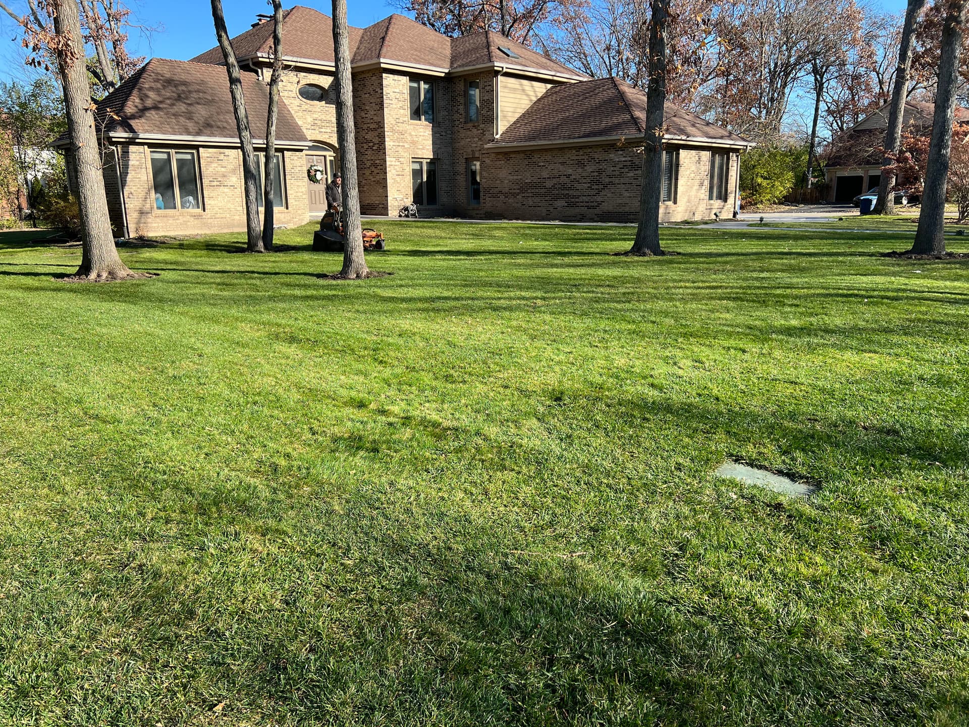 Gallery photos for Lawn Maintenance at a Beautiful Residence: Image #1