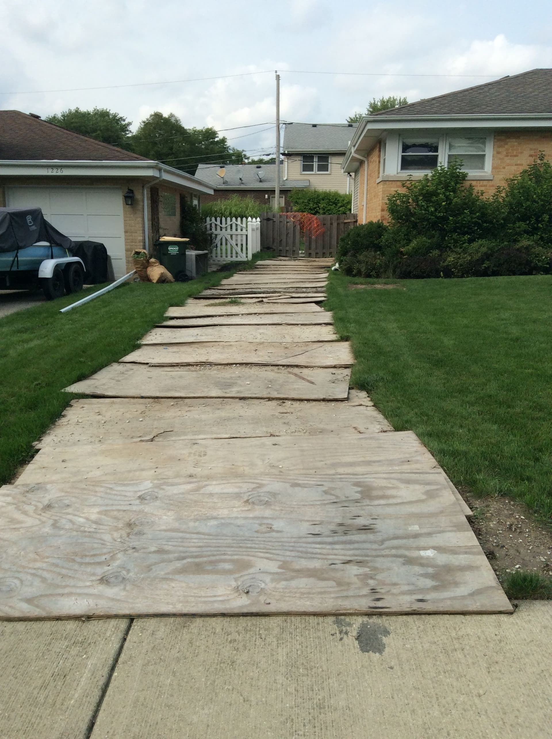 Reviving a Lawn with Seeding and Grading image