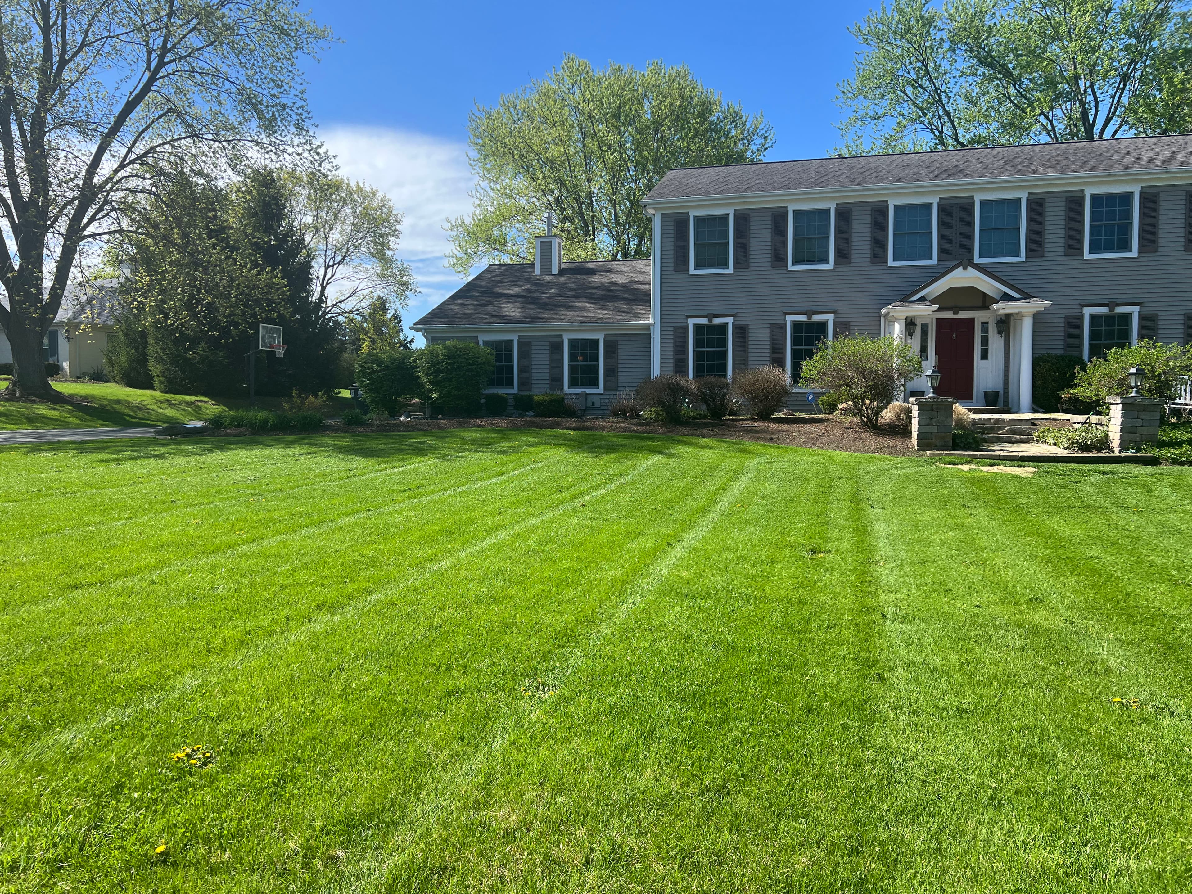 Project Fresh Plantings and Stonework Give This Front Yard a Clean New Look image