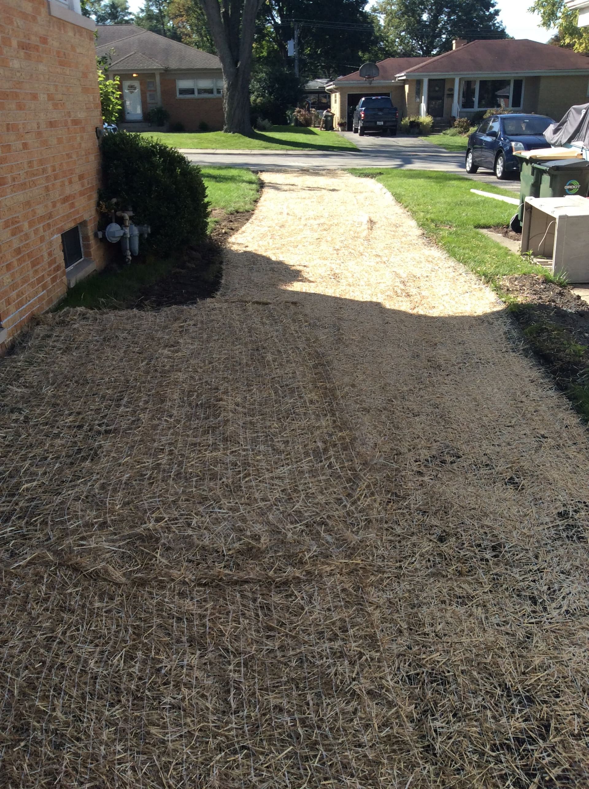 Gallery photos for Reviving a Lawn with Seeding and Grading: Image #8