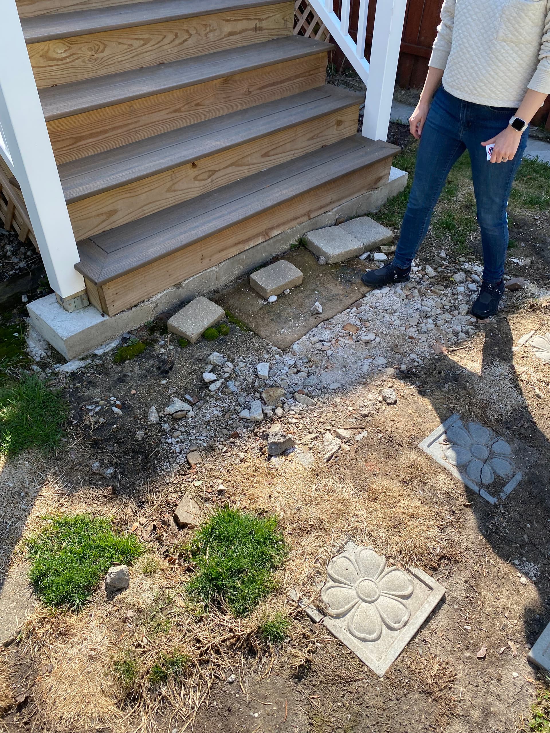 Gallery photos for New Sod and Concrete Work Give This Yard a Fresh Start: Image #1